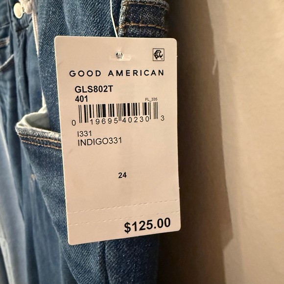 NWT Good American Good Legs Straight Jeans Medium Wash Plus Size 24 - Picture 6 of 12